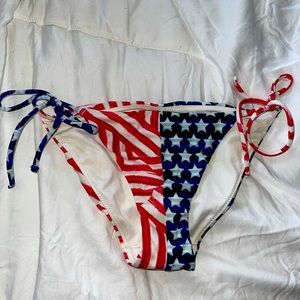 American Flag VS bikini bottoms